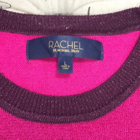 Rachel Rachel Roy Metallic Ringer Sweater - Picture 6 of 7
